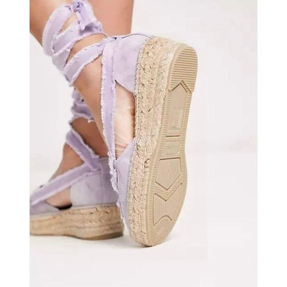 New Free People Destino Espadrille Platforms Size 40 - Picture 7 of 16